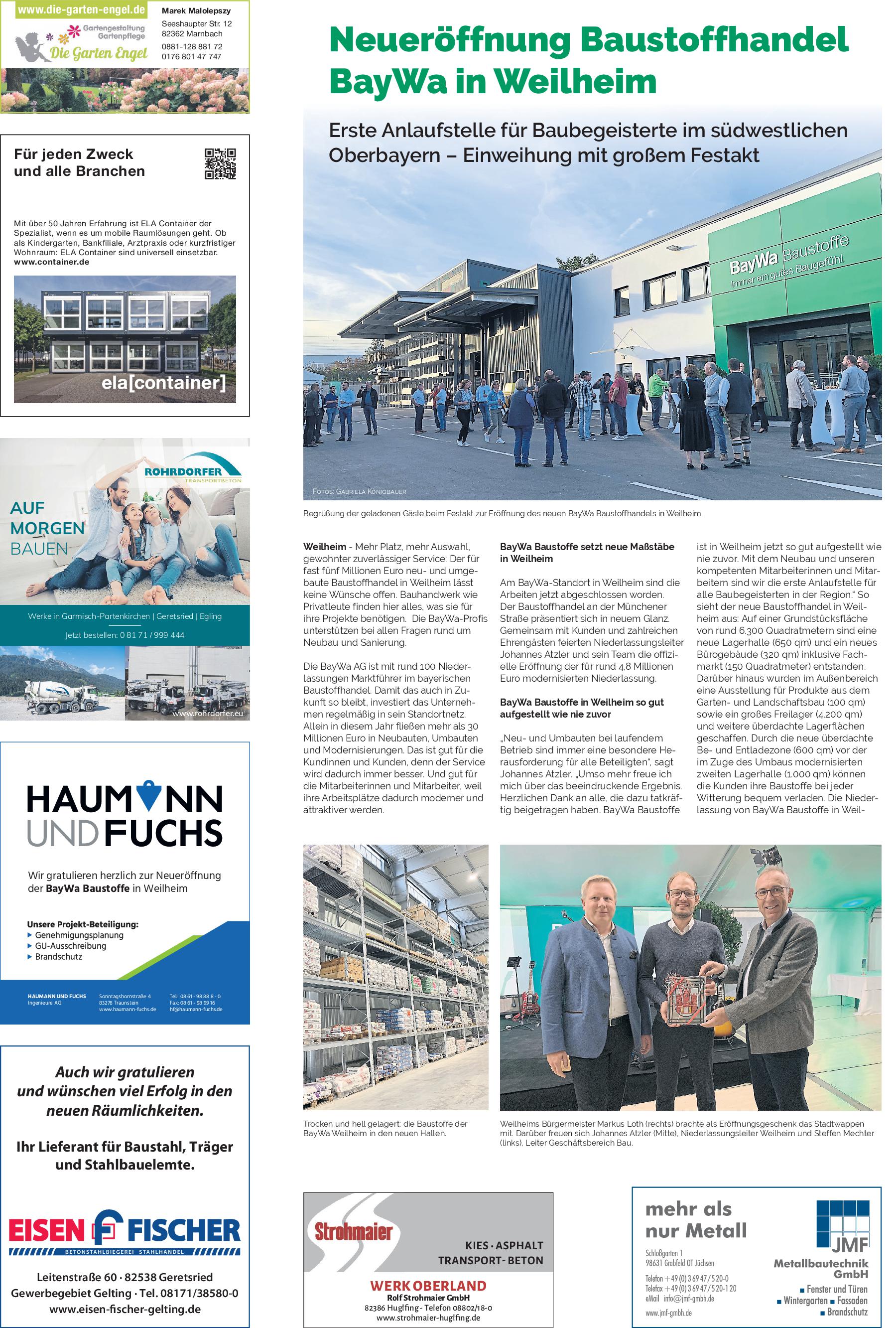 BayWa Weilheim Neueröffnung Teil1