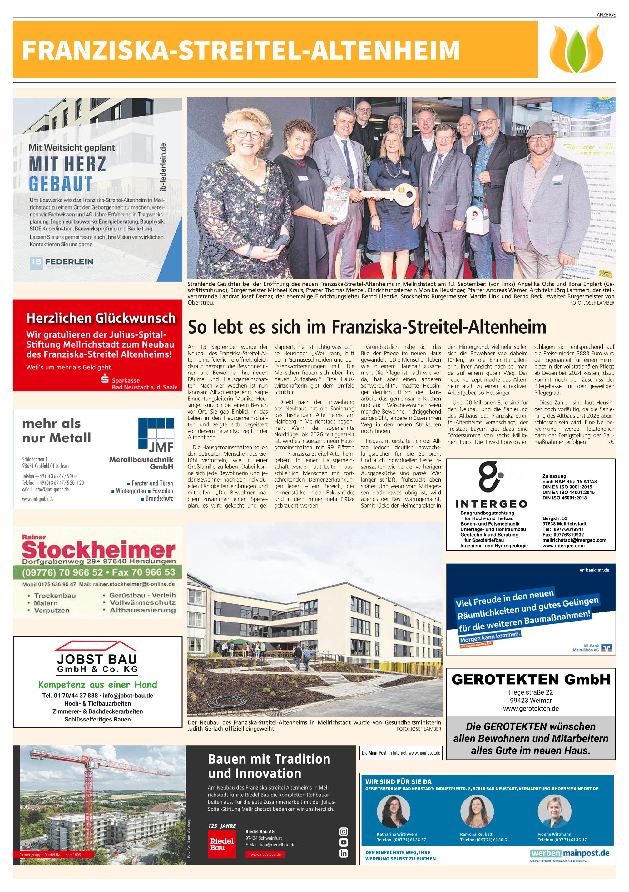 Franziska Streitel Altenheim