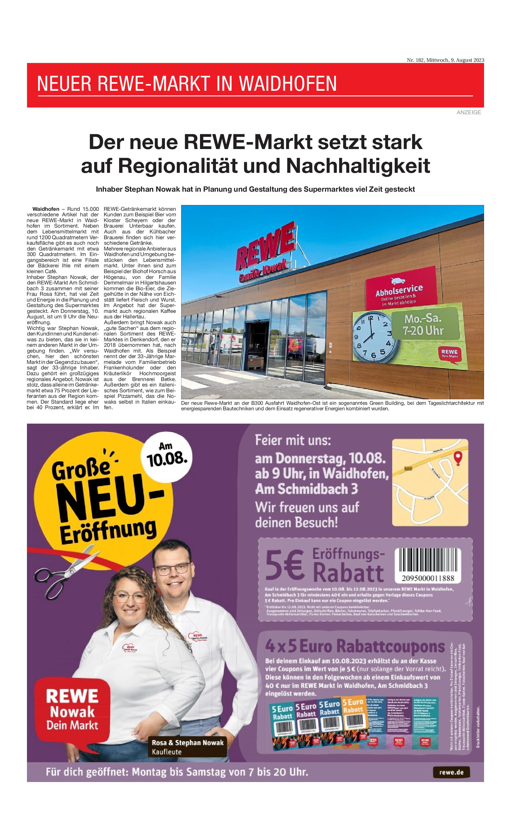 REWE Waidhofen Seite 1